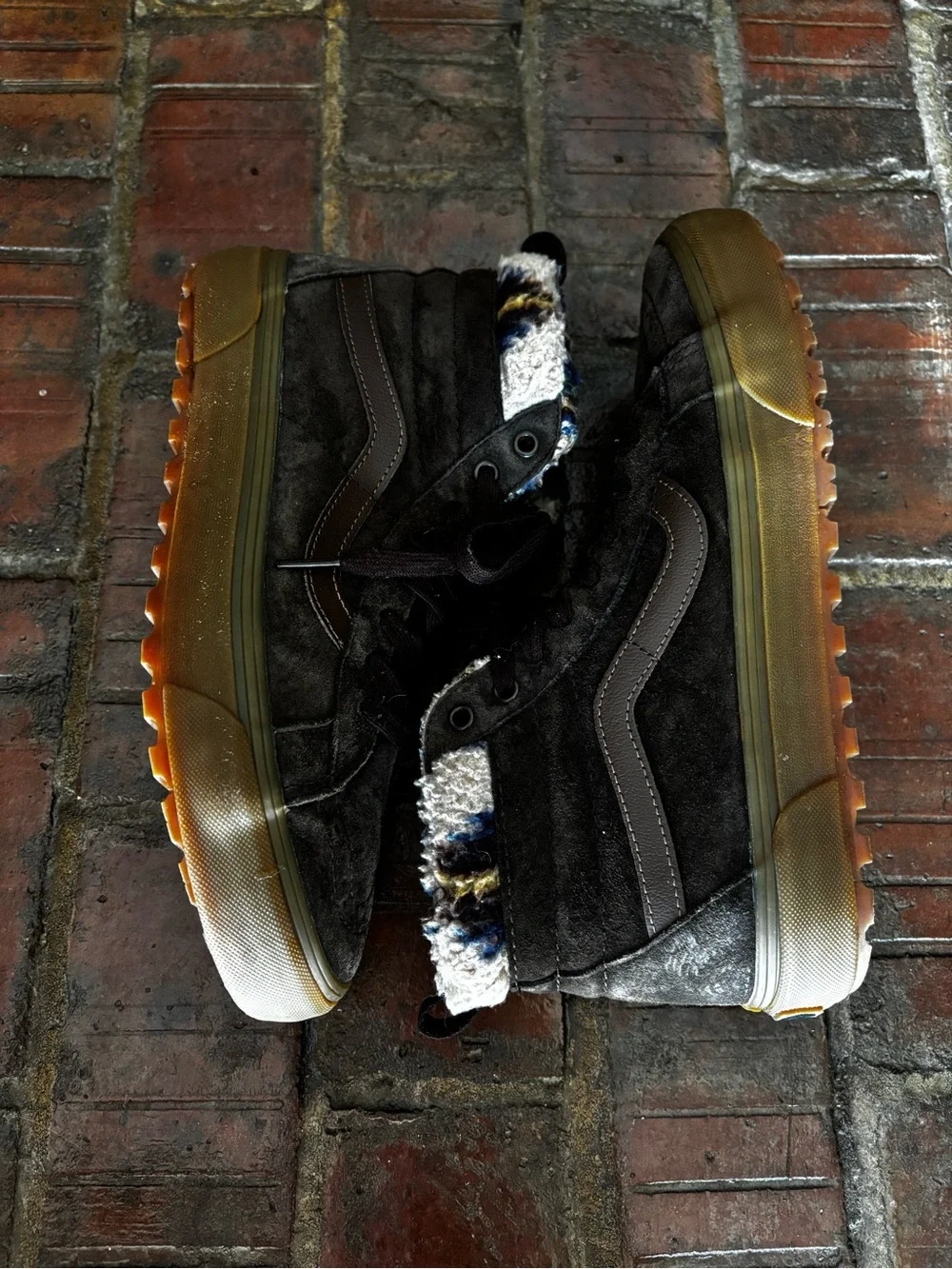 Vans Sk8-Hi MTE-1 Brown Sherpa All Weather Hiking Boots